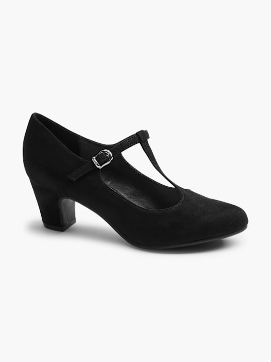 Graceland Spangenpumps Schwarz 8027 6