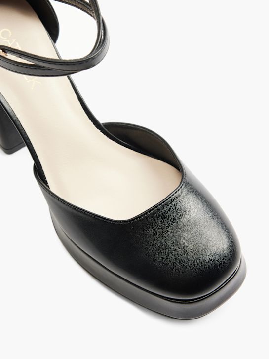 Catwalk Czółenka z zapięciem Czarny 8030 2