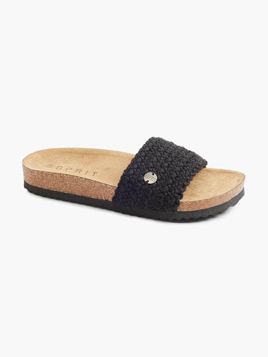 ESPRIT Papuci cu talpă adâncă Negru 4600 6