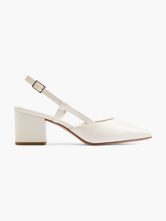 Graceland Slingback salonke Prljavobijela 6414 1