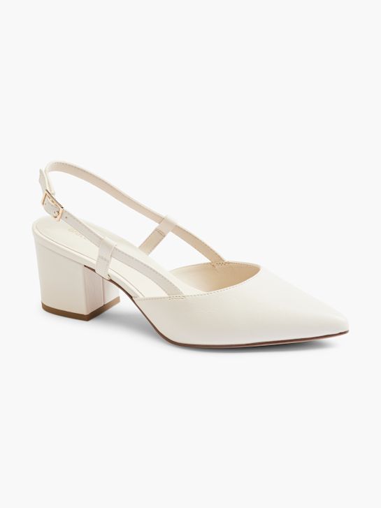 Graceland Slingpumps Offwhite 6414 6