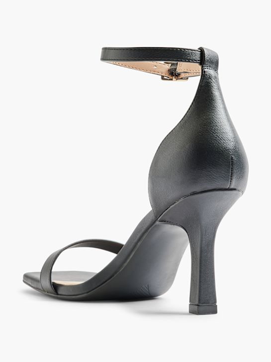 Catwalk Sandale cu toc Negru 4632 3