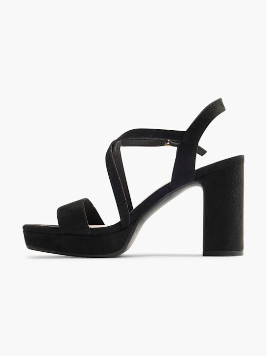 Catwalk Högklackad sandal Svart 4633 2