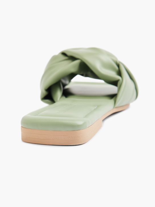 Catwalk Flache Pantolette Khaki 17115 4