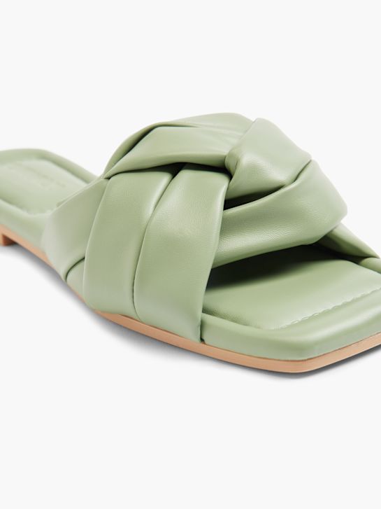 Catwalk Flache Pantolette Khaki 17115 5