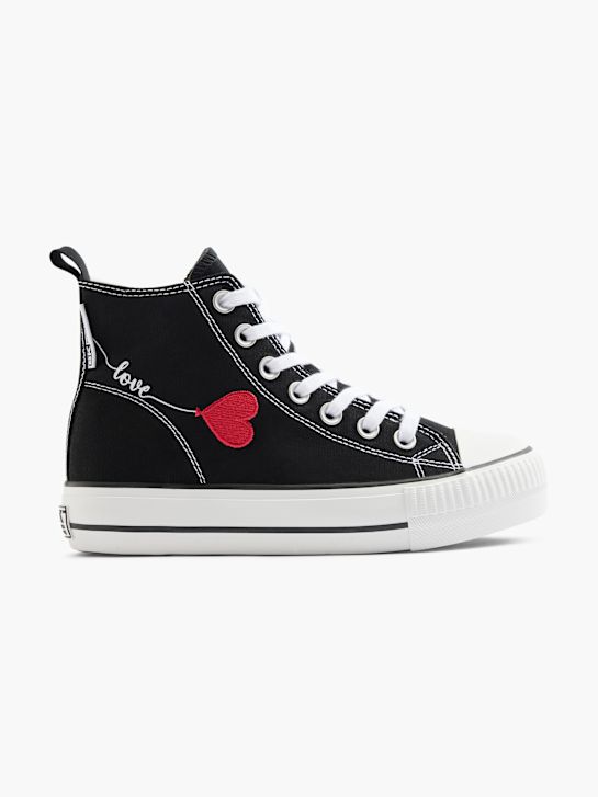 British Knights Hoher Sneaker Schwarz 9036 1