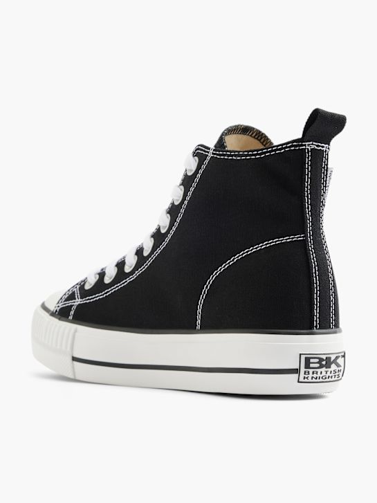 British Knights Hoher Sneaker Schwarz 9036 3