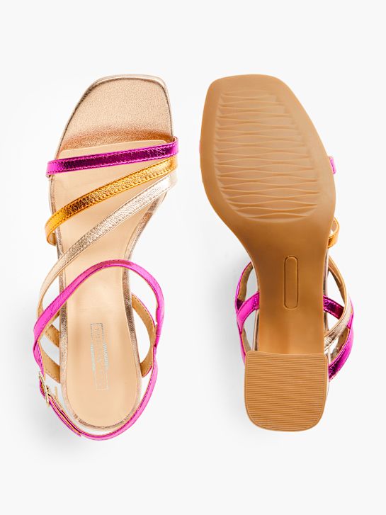 5th Avenue Højhælet sandal Flerfarvet 6445 3