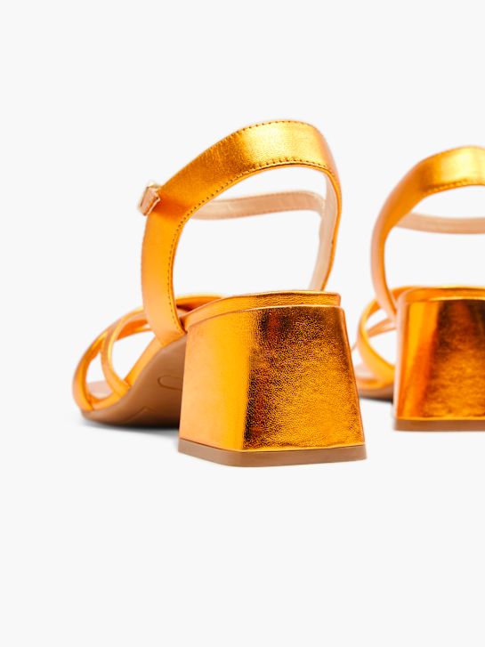 5th Avenue Højhælet sandal Orange 2810 4