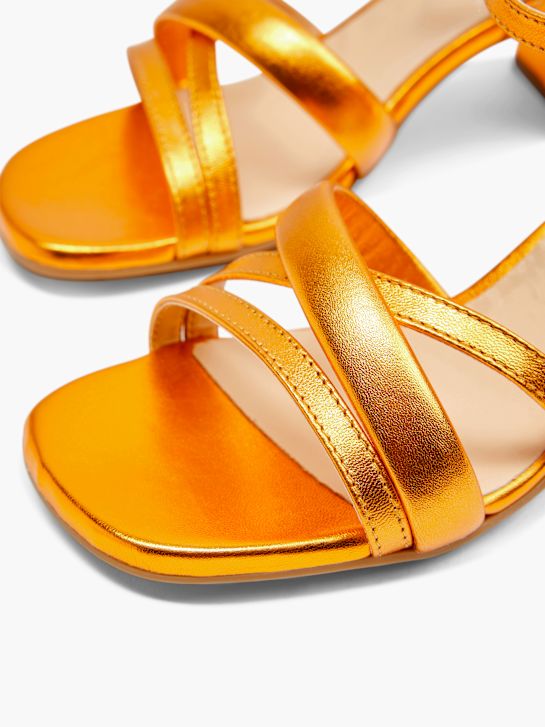 5th Avenue Højhælet sandal Orange 2810 5