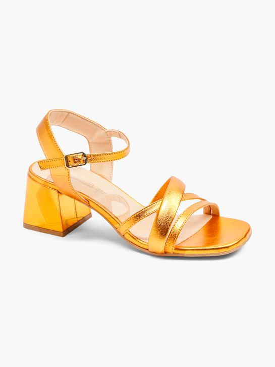 5th Avenue Højhælet sandal Orange 2810 6