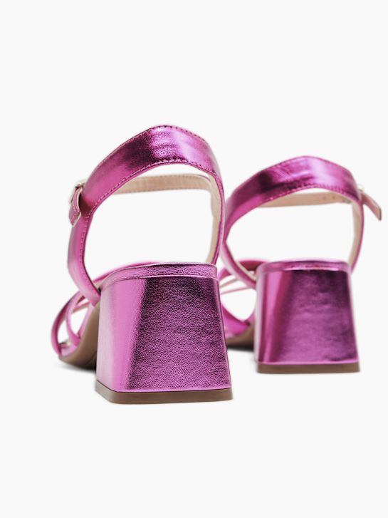 5th Avenue Sandale cu toc Fuchsia 4641 4
