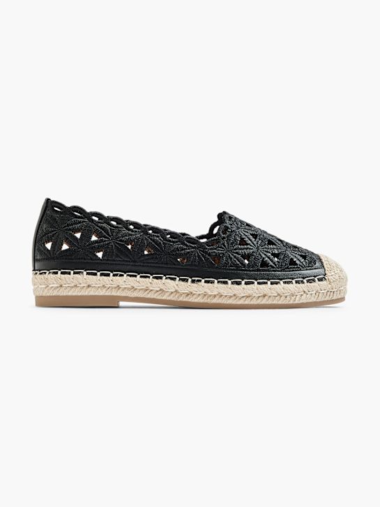 Graceland Espadrile Crna 17942 1