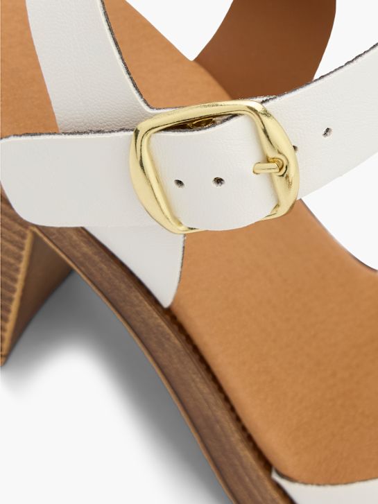 Graceland Sandalo con tacco Bianco 23324 6