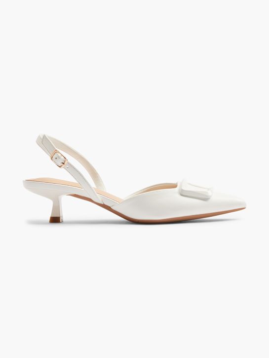 Graceland Slingback salonke Bijela 7389 1