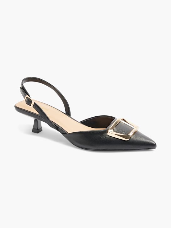 Graceland Slingback salonke Crna 28143 1
