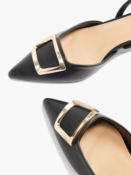 Graceland Slingback salonarji Črna 28143 5