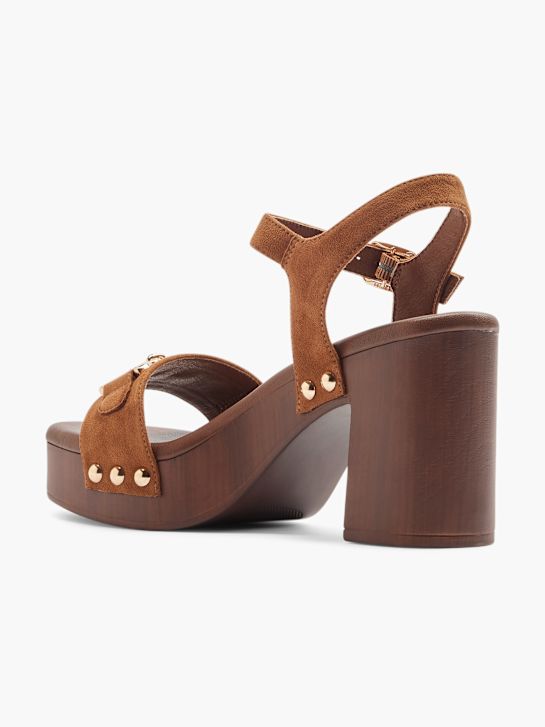 Catwalk Sandalo con tacco Cognac 17945 3