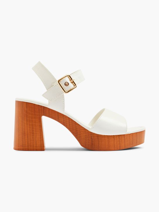 Graceland Magassarkú szandál fehér 6478 1