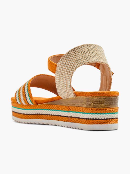 Graceland Sandalias de tacón Naranja 4668 3