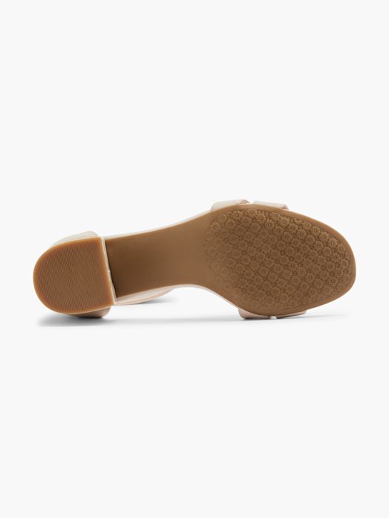 Graceland Højhælet sandal Beige 19660 4