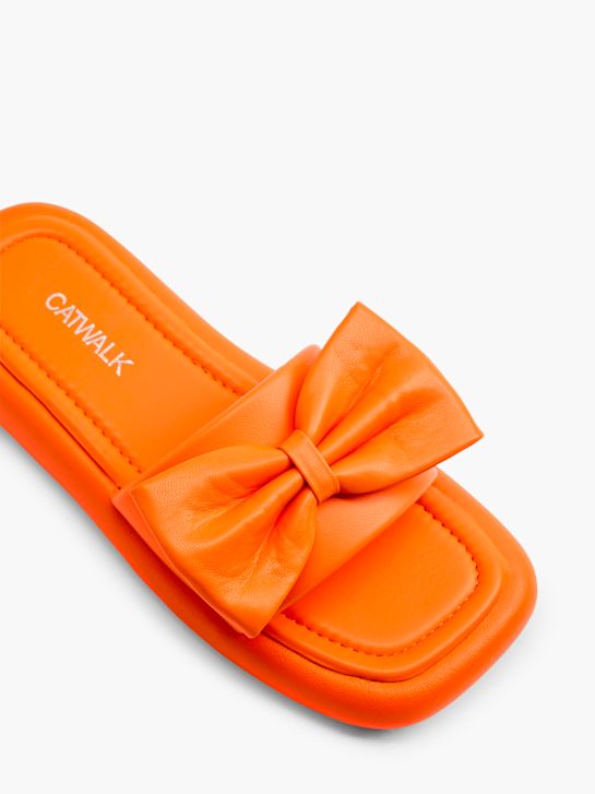 Catwalk Lygiapadės įspiriamos basutės Oranžinė 2847 2