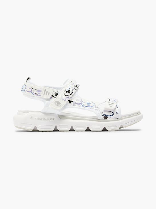 TOM TAILOR Fashion trekkingsandal Hvid 7415 1