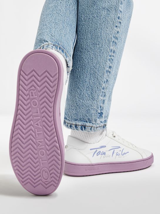 TOM TAILOR Sneaker Alb 3771 5