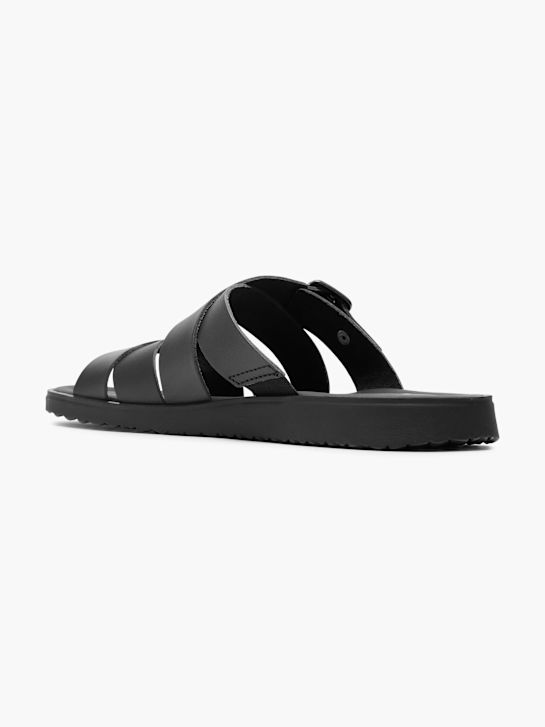 AM SHOE Slip in sandal Sort 2857 3