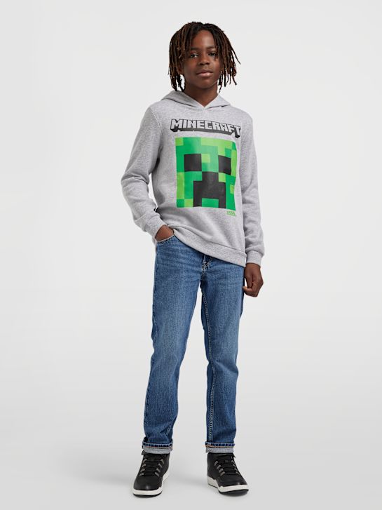 Minecraft Sweat à capuche Gris 28206 5