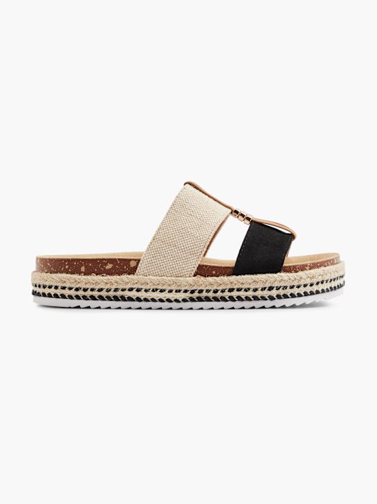 Graceland Chinelo com palmilha alta Beige 20732 1