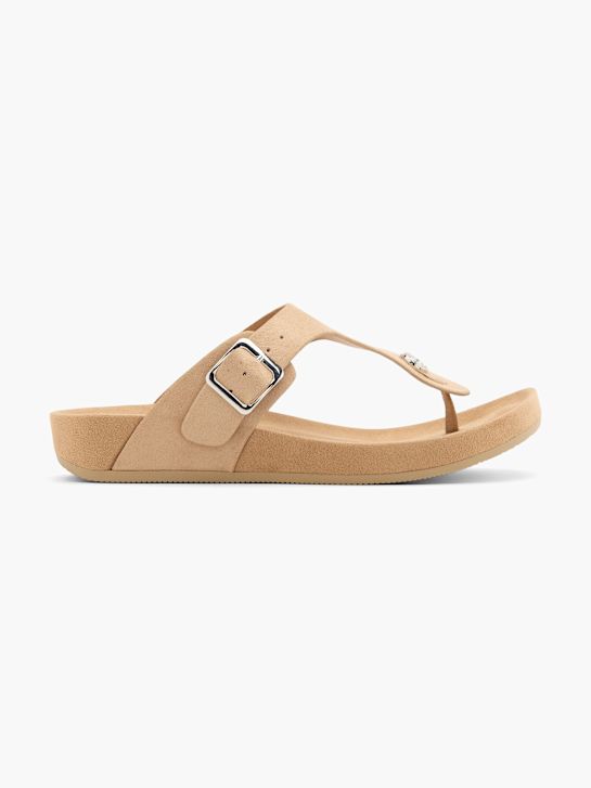 Graceland Tongs Beige 36652 1