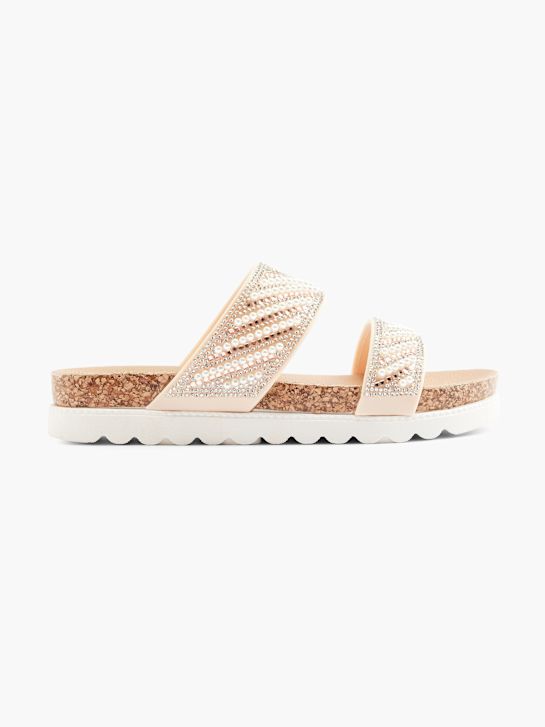 Graceland Ciabatta con plantare profondo Nude 21425 1