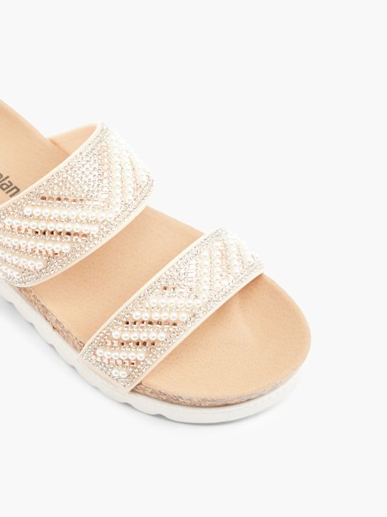 Graceland Ciabatta con plantare profondo Nude 21425 2