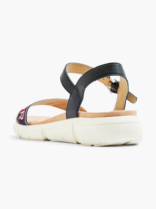 TOM TAILOR Sandale Tamnoplava 7424 3