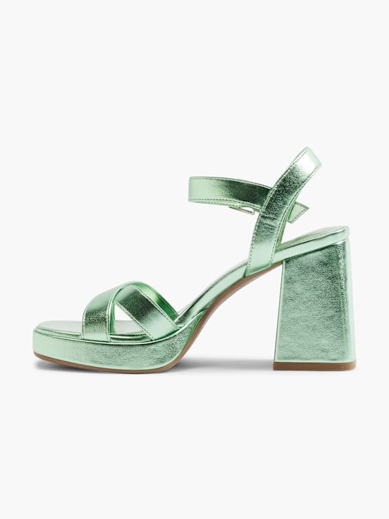 Catwalk Sandalias de tacón Verde 6510 2