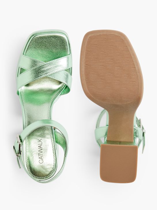 Catwalk Sandalias de tacón Verde 6510 3