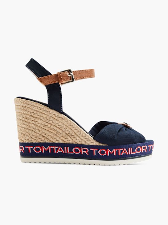 TOM TAILOR Sandál na opätku Tmavomodrá 1186 1