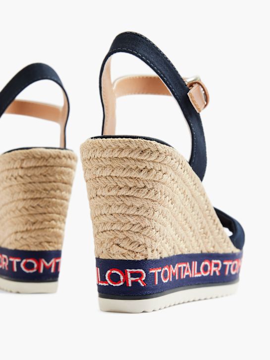 TOM TAILOR Højhælet sandal Mørkeblå 1186 4