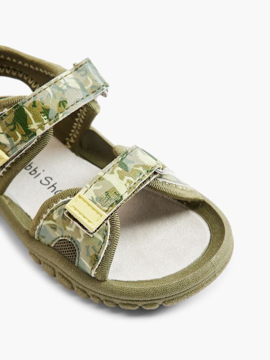 Bobbi-Shoes Basutės Chaki 5609 2