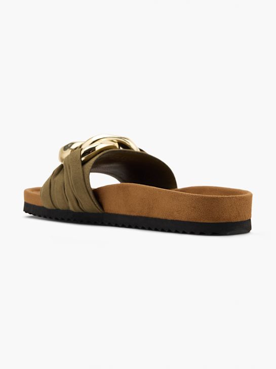 Graceland Chaussons Kaki 13061 3