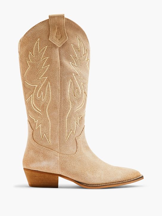 Catwalk Cowboy Boots Beige 42849 1