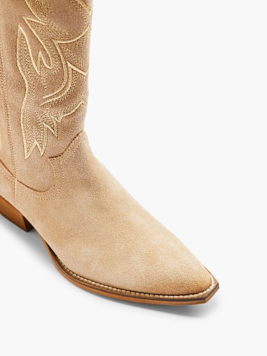 Catwalk Cowboy Boots Beige 42849 2