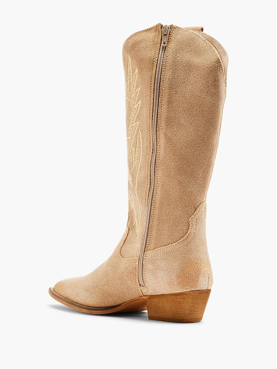 Catwalk Cowboy Boots Beige 42849 3