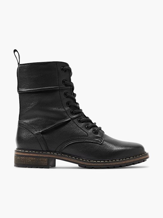 5th Avenue Šnurovacia členková obuv Čierna 3881 1
