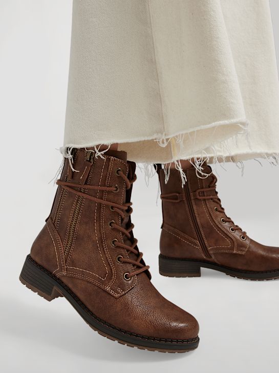 Easy Street Bottes à lacets Marron 11422 5