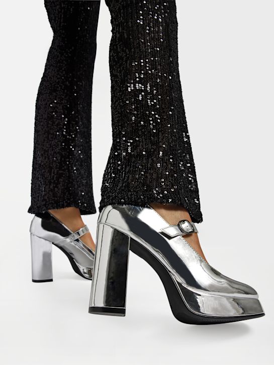 Catwalk Spangenpumps Silber 1269 5
