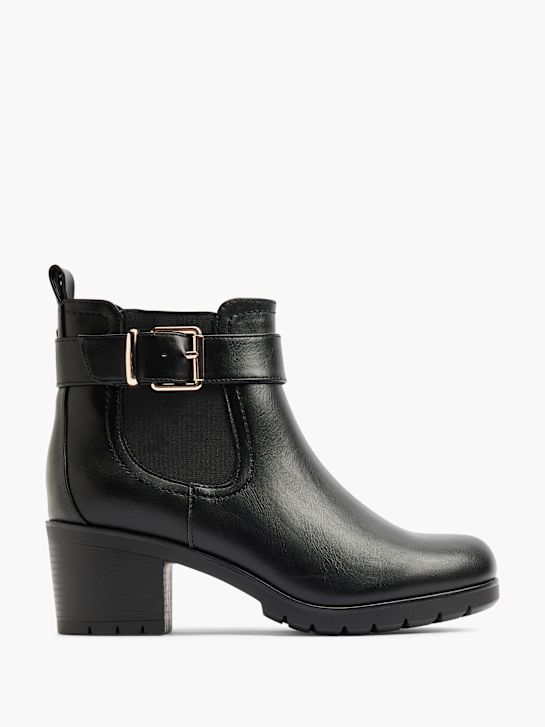 Graceland Højhælet chelsea boot Sort 2035 1