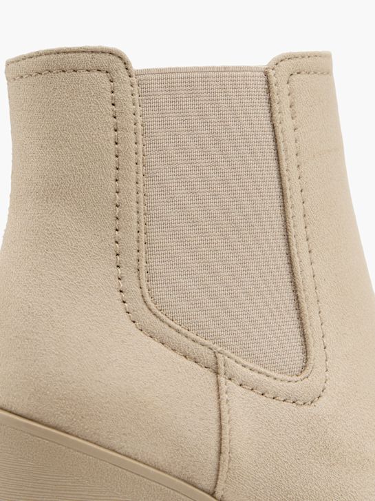 Graceland Højhælet chelsea boot Beige 5696 5