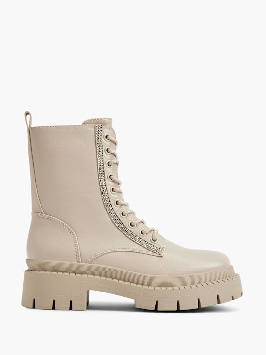 Catwalk Snørestøvle Beige 4798 1